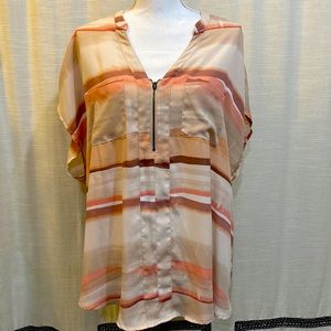 Torrid sleeveless blouse size 1
